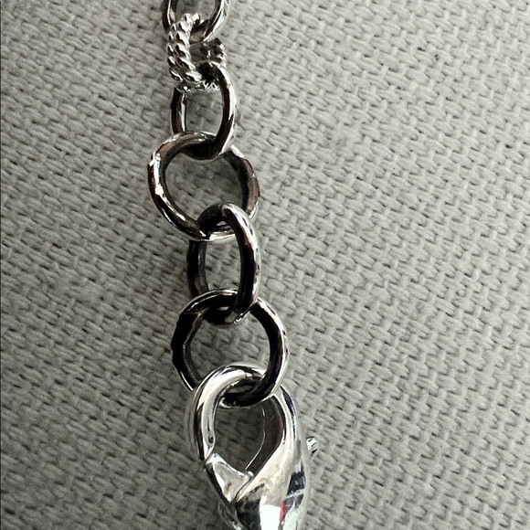 Heart Pavé Pendant Necklace and Stud Earring Set - Silver - Picture 5 of 5